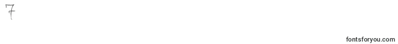 Kissmekissmekissme Font – Fonts for Digit 7