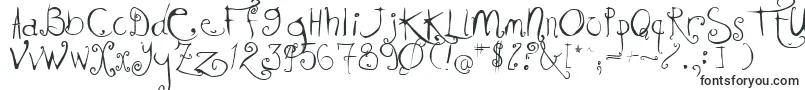 Шрифт Kissmekissmekissme – фигурные шрифты