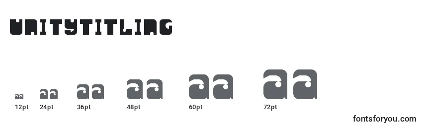 UnityTitling Font Sizes