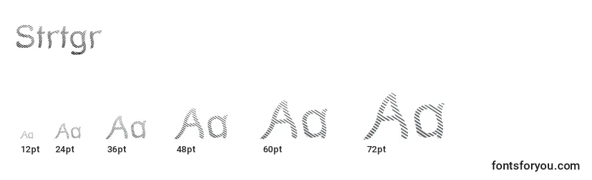 Strtgr Font Sizes