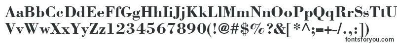 BodoniLtBold-fontti – Serifeillä varustetut fontit