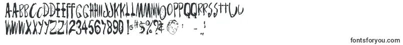 Шрифт Monsterchild – ужасные шрифты