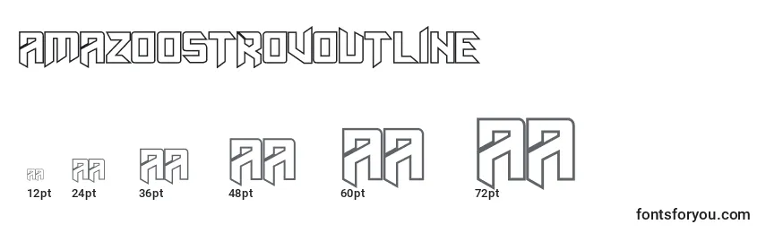 Amazoostrovoutline Font Sizes