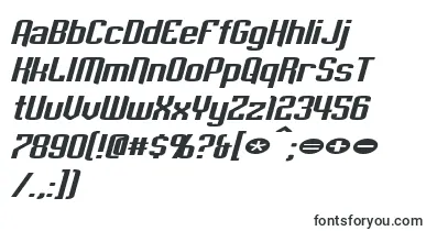 EmpanadaExtendedItalic font – big Fonts