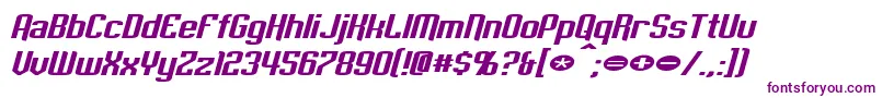 EmpanadaExtendedItalic Font – Purple Fonts on White Background