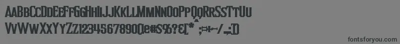 InquisitorBold Font – Black Fonts on Gray Background