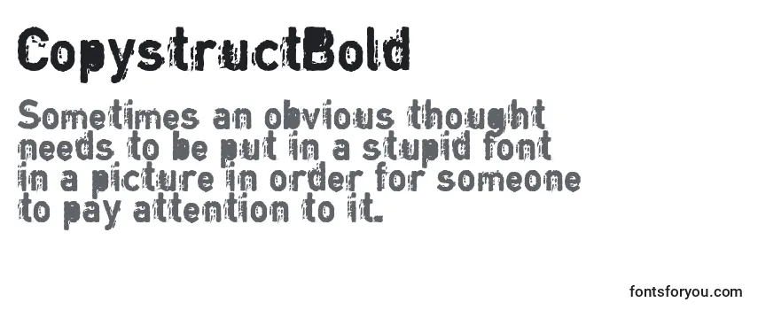 CopystructBold Font