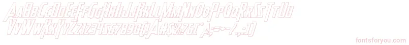 Heroesassemble3Dital Font – Pink Fonts on White Background