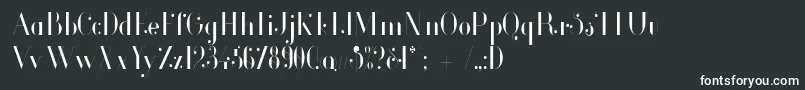Подробнее о шрифте Glamor Lightcondensed Шрифт Glamor Lightcondensed – белые шрифты