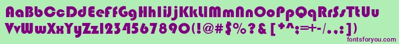 Lisätietoja BlippoHeavy-fontista BlippoHeavy-fontti – violetit fontit vihreällä taustalla