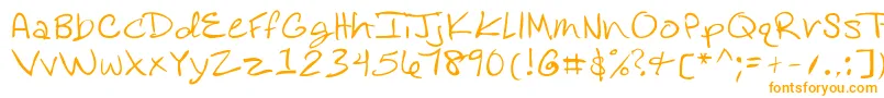 Шрифт Rosedifont – оранжевые шрифты