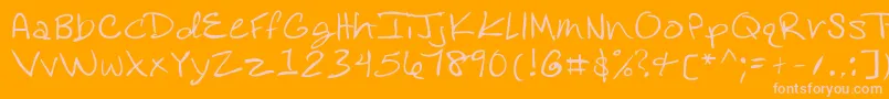 Más sobre la fuente Rosedifont fuente Rosedifont – Fuentes Rosadas Sobre Fondo Naranja