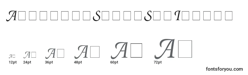 AtlantixSwashSsiItalic Font Sizes