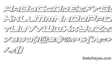 Redrocket3Dital font – Fonts By Shape
