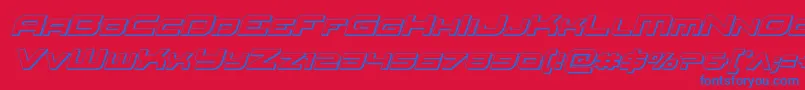 More about Redrocket3Dital Font Redrocket3Dital Font – Blue Fonts on Red Background