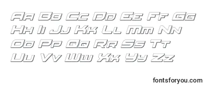 Redrocket3Dital-fontti
