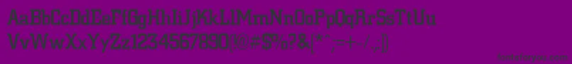 CityMediumMedium Font – Black Fonts on Purple Background