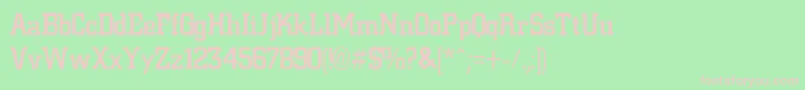 CityMediumMedium Font – Pink Fonts on Green Background