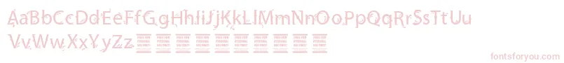 VtksFriendly Font – Pink Fonts on White Background