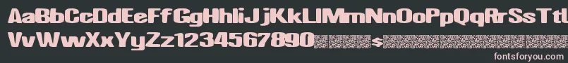 Nighthawk Font – Pink Fonts on Black Background