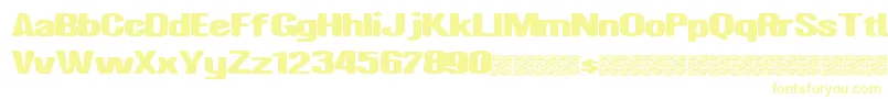 Шрифт Nighthawk – жёлтые шрифты