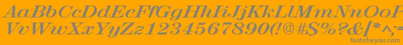 En savoir plus sur la police RubyscriptbroadBold Police RubyscriptbroadBold – polices grises sur fond orange