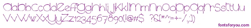 ChavenirLc Font – Purple Fonts