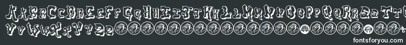 AerosolMenaceShadow-Schriftart – Weiße Schriften