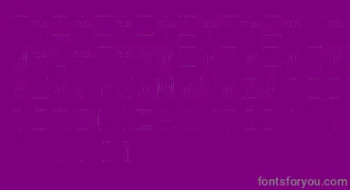 BackToHeavyCoatFatGroundLinesv font – Gray Fonts On Purple Background