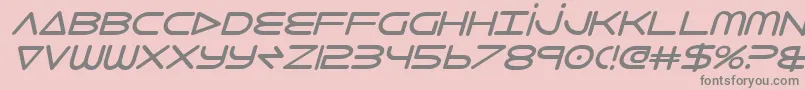 8thelementbi Font – Gray Fonts on Pink Background