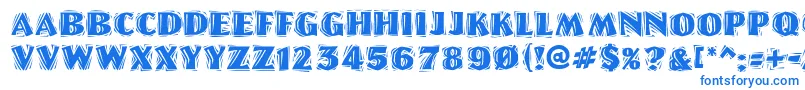 Linolettercutragged Font – Blue Fonts