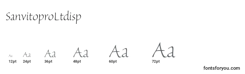 SanvitoproLtdisp Font Sizes
