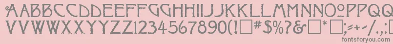 More about RaggedRegular Font RaggedRegular Font – Gray Fonts on Pink Background