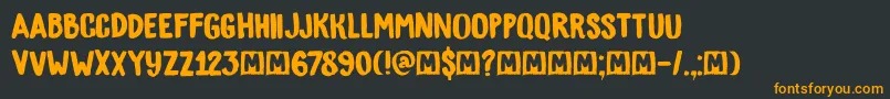 More about DkBygone Font DkBygone Font – Orange Fonts on Black Background