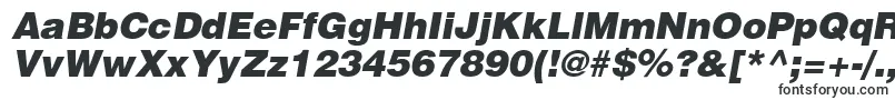 ContextBlackSsiBlackItalic-fontti – Kirjainfontit