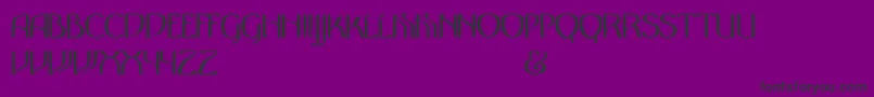 Шрифт AntiqueRegular – чёрные шрифты на фиолетовом фоне