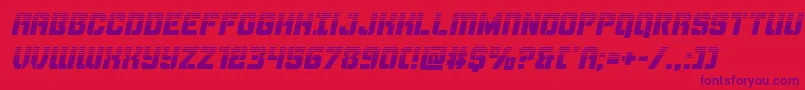 fuente Thundertrooperhalfital – Fuentes Moradas Sobre Fondo Rojo