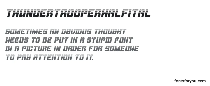 Thundertrooperhalfital Font