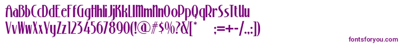 Stonyislandnf Font – Purple Fonts on White Background