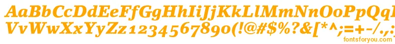 LinoletterBlackItalicOldstyleFigures Font – Orange Fonts