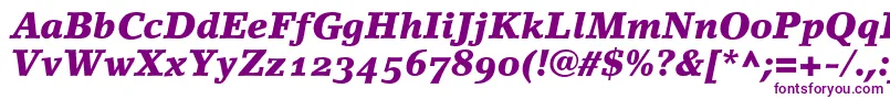 LinoletterBlackItalicOldstyleFigures Font – Purple Fonts