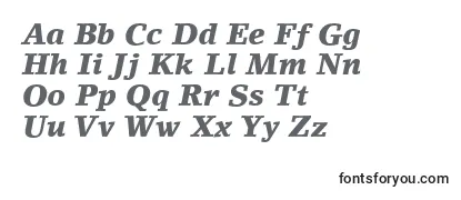 LinoletterBlackItalicOldstyleFigures-fontti