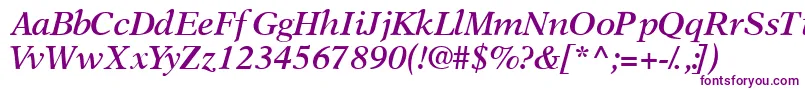 OrchidsskSemibolditalic Font – Purple Fonts