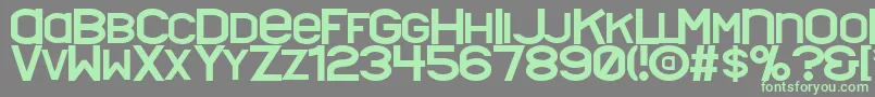 Шрифт Nyctalopia – зелёные шрифты на сером фоне