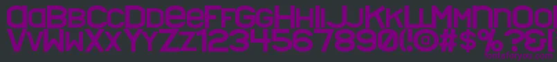 Nyctalopia Font – Purple Fonts on Black Background