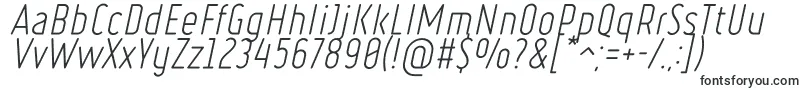 RulerLightItalic Font – Business Fonts