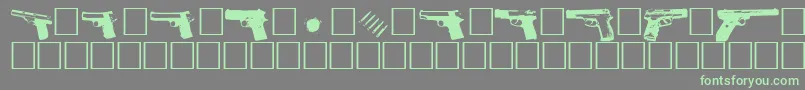 Más sobre la fuente Gunbats fuente Gunbats – Fuentes Verdes Sobre Fondo Gris