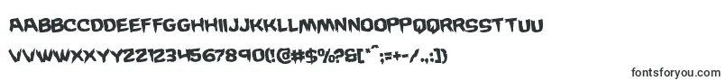 Шрифт Wickermanrotate – объёмные шрифты