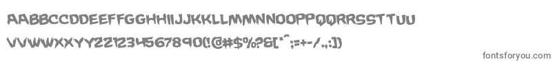 フォントWickermanrotate – 白い背景に灰色の文字