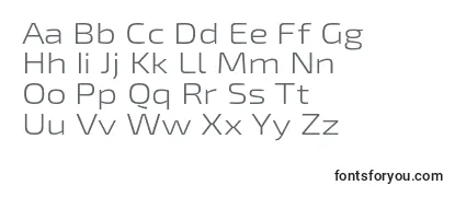 Exo2Lightexpanded Font